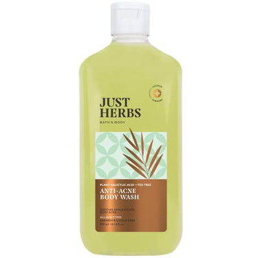 Just Herbs Tea Tree Anti - Acne Body Wash with Plant Salicylic Acid for Men & Women 300 ml